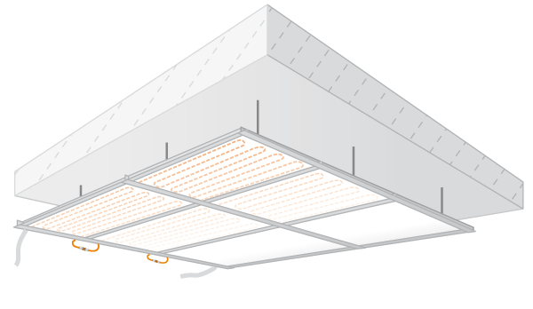 Grid ceilings – installations, repairs, and/or replacement